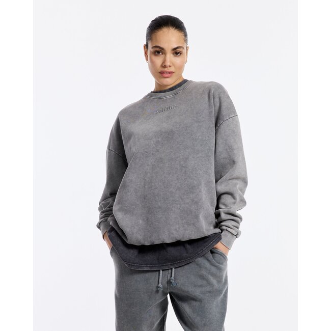 Stieglitz Basic Worn Out Sweater Grey