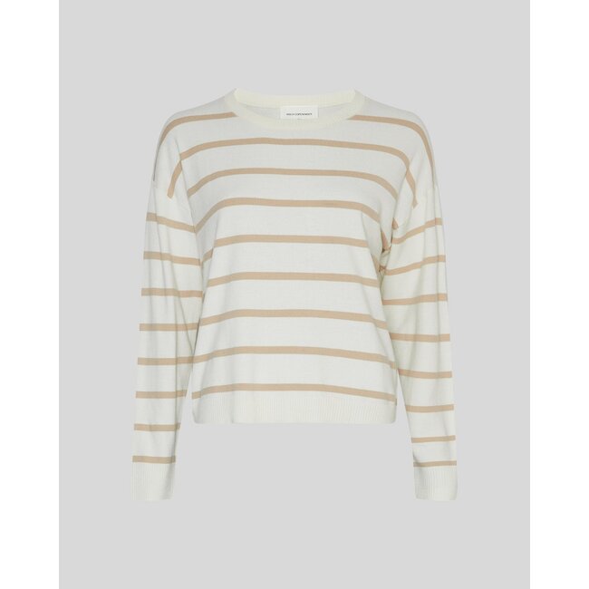 MSCH MSCHMaura Rachelle Pullover STP V Ice Wht Pep