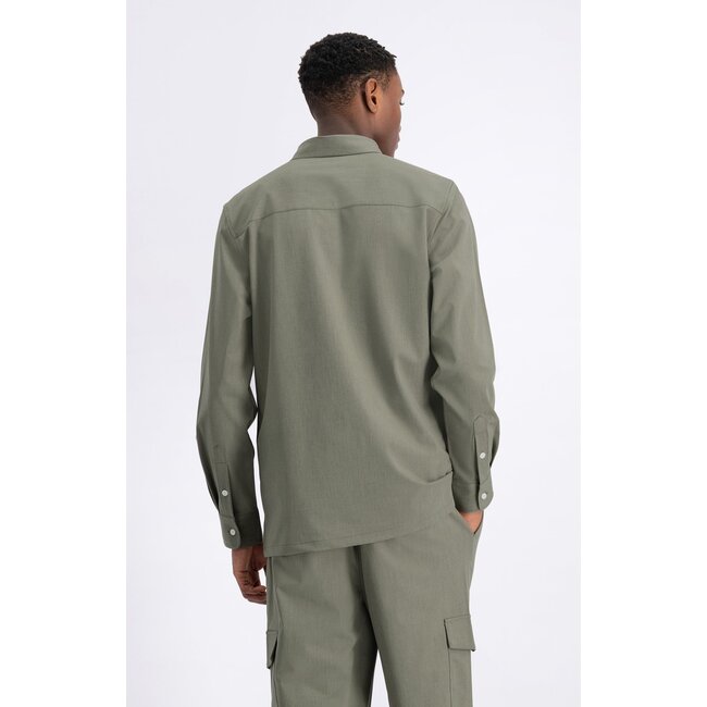 Law Of The Sea FURY MELANGE SHIRT Vetiver