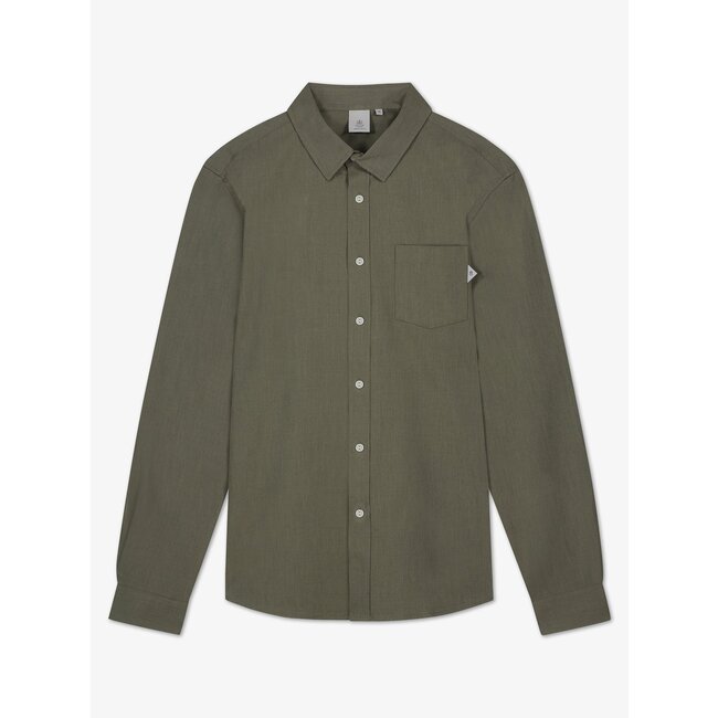 Law Of The Sea FURY MELANGE SHIRT Vetiver
