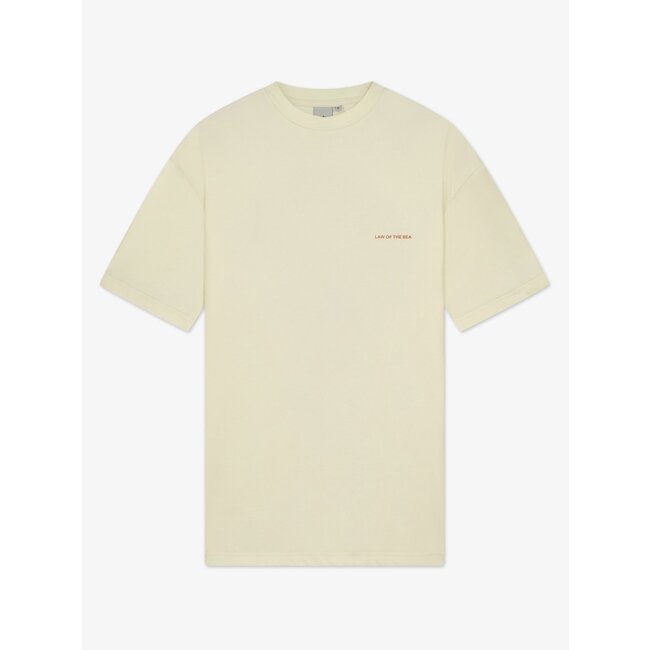 Law Of The Sea SPHERE ARTWORK TEE Coconut Milk