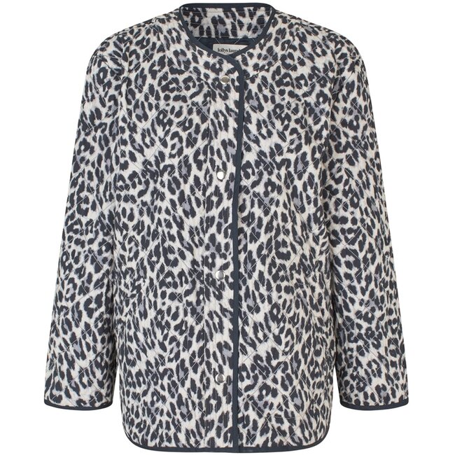 Lollys Laundry LilyLL Quilted Jacket LS 72 Leopard Print