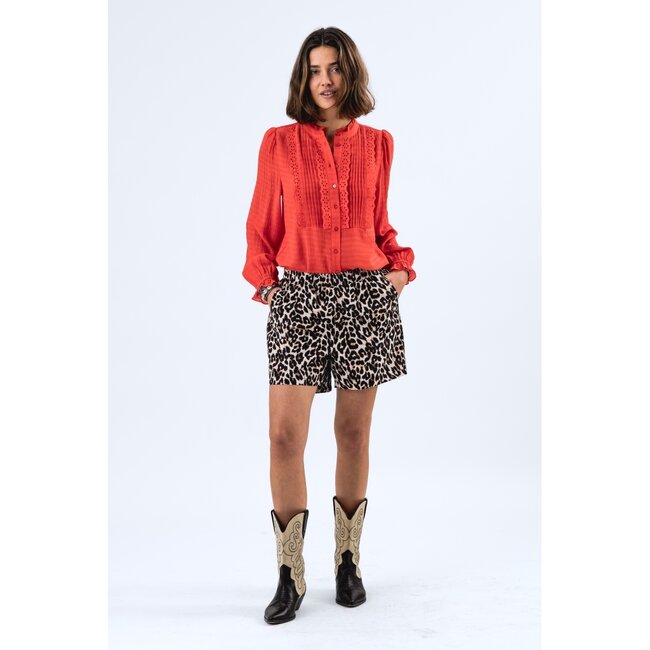 Lollys Laundry AstaLL Shorts 72 Leopard Print