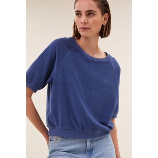 BY BAR neva slub top estate blue