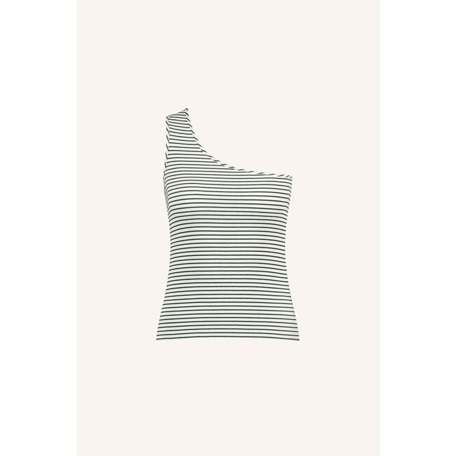 BY-BAR charly stripe top midnight thin stripe