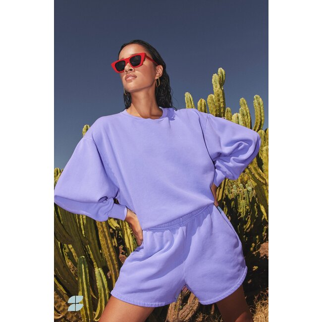 BY BAR bibi natural sweater violet blue