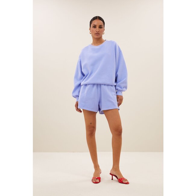 BY BAR bibi natural sweater violet blue