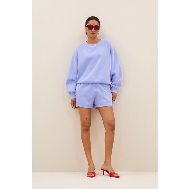 BY BAR bibi natural sweater violet blue