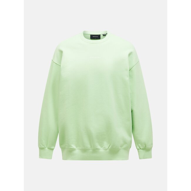 Peak Performance M Original Terry Crew-VIVID GREEN