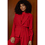 Studio Anneloes Lette honecomb blazer deep red