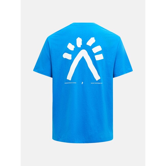 Peak Performance M Explore Graphic Tee-BRILLIANT BLUE