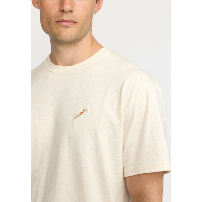 RVLT Application T-Shirt Offwhite-melange 1390 BAT