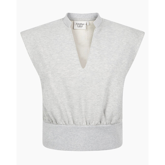 Another Label Indra top s/l Grey melee