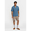 RVLT Jaquard Short-sleeved Cuban Shirt Blue 3175