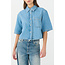 IVY Jeans IVY-Uta Oversized 2/4 Sleeve Shirt Wash Mid Blue 51 Denim Blue