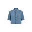 IVY Jeans IVY-Uta Oversized 2/4 Sleeve Shirt Wash Mid Blue 51 Denim Blue