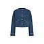 IVY Jeans IVY-Heaven Collarless Drop Jacket Wash Jaca 51 Denim Blue