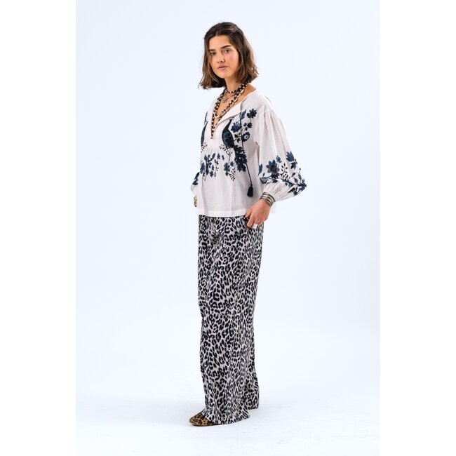 Lollys Laundry AskarLL Blouse 3/4 02 Creme