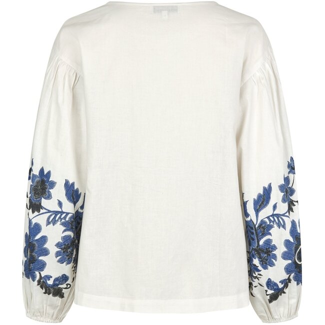 Lollys Laundry AskarLL Blouse 3/4 02 Creme