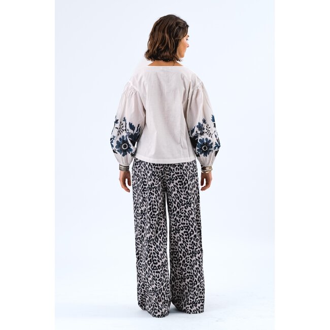 Lollys Laundry AskarLL Blouse 3/4 02 Creme