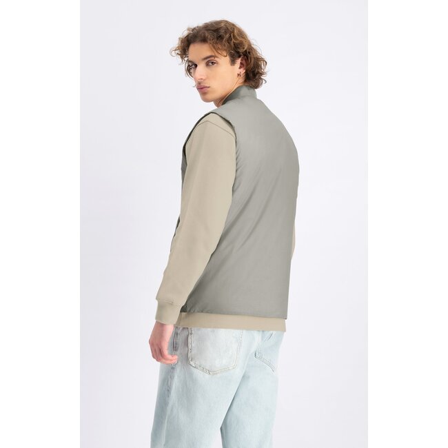 Law Of The Sea SANTORINI NYLON CRUNCH BODYWARMER Olive