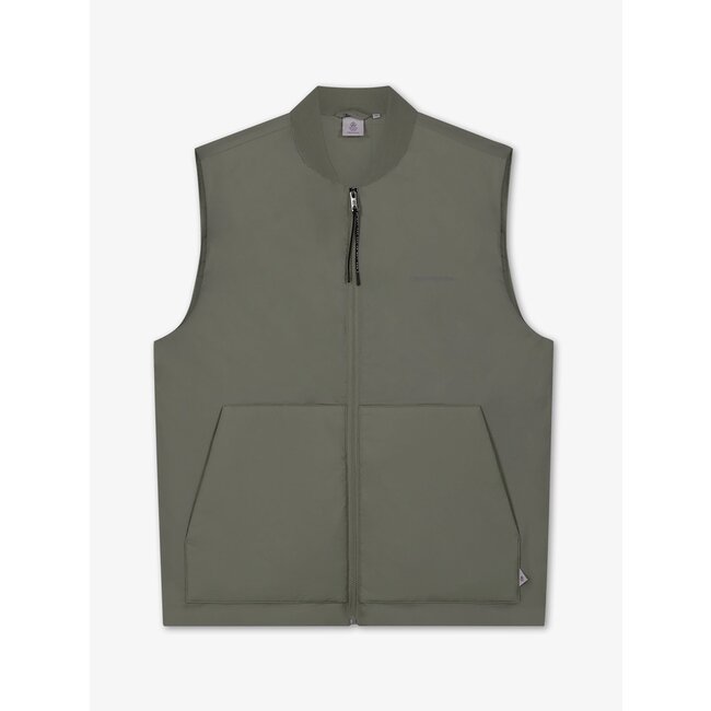 Law Of The Sea SANTORINI NYLON CRUNCH BODYWARMER Olive