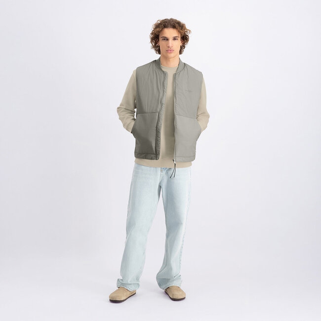 Law Of The Sea SANTORINI NYLON CRUNCH BODYWARMER Olive