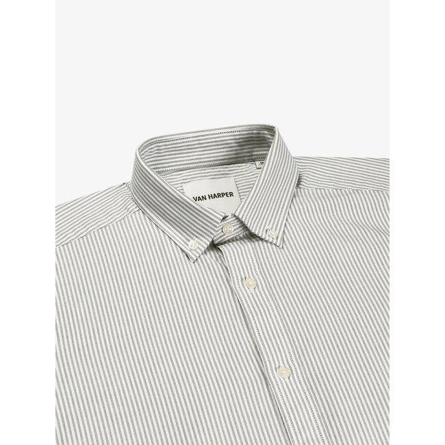 Van Harper OXFORD LEAF GREEN STRIPE