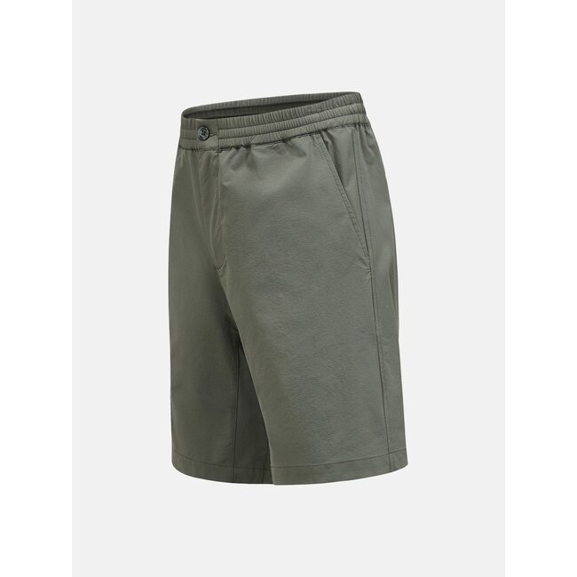 Peak Performance M Stretch Drawstring Shor-PINE NEEDLE