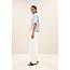 BY BAR jake stripe chambray blouse light blue stripe