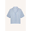 BY BAR jake stripe chambray blouse light blue stripe