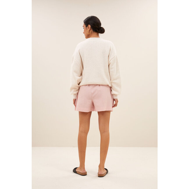 BY BAR bibi tropicana sweater oyster melee