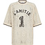 HAUTE L'AMITIÉ Lace Football Tee Pearl