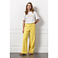 Studio Anneloes Lexie bonded trousers golden yellow