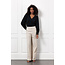 Studio Anneloes Lexie pinstripe trousers kit/black