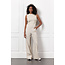 Studio Anneloes Lexie pinstripe trousers kit/black