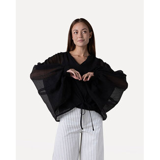 Another Label Bobby top l/s Black
