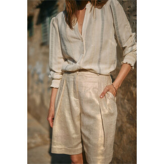 Studio Anneloes Tara gold linen short gold