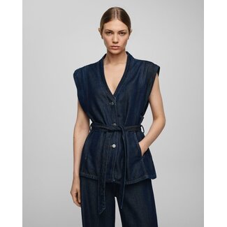 MSCH MSCHJosephine Rue Vest Dark Blue Wash