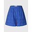 Selected Femme SLFLAERKE HW WIDE BRODERI ANG SHORTS B Dazzling Blue