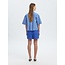 Selected Femme SLFLAERKE HW WIDE BRODERI ANG SHORTS B Dazzling Blue
