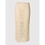 Selected Femme SLFALIMA HW MIDI CROCHET SKIRT B Sandshell