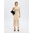 Selected Femme SLFALIMA HW MIDI CROCHET SKIRT B Sandshell