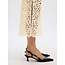 Selected Femme SLFALIMA HW MIDI CROCHET SKIRT B Sandshell