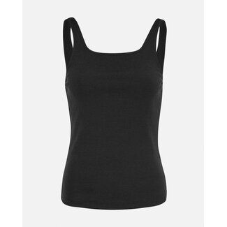 MSCH MSCHBetrina Rib SL Top Black