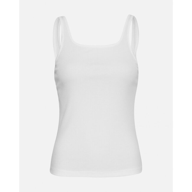 MSCH MSCHBetrina Rib SL Top Bright White