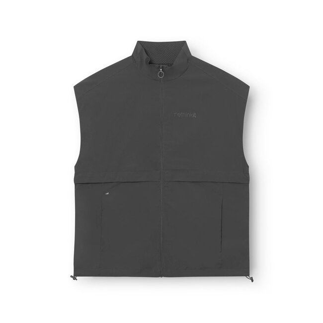 Rethinkit Track gilet Castile almost black