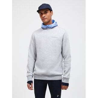 Peak Performance Original Small Logo Crew Men MED GREY MELANGE