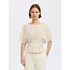 Selected Femme SLFMATILDA SS PLEATED TOP B Birch