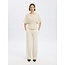 Selected Femme SLFMATILDA SS PLEATED TOP B Birch